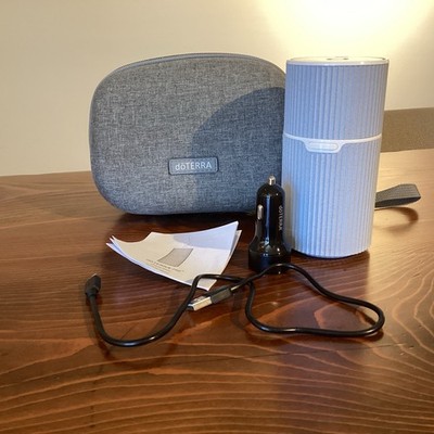 doTERRA Pilot Diffuser BY-PD01 Portable Rechargeable With Carry Case- Light Gray