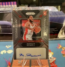 2023-24 Panini Prizm - Sensational Signatures Markquis Nowell #SS-MN (AU, RC)