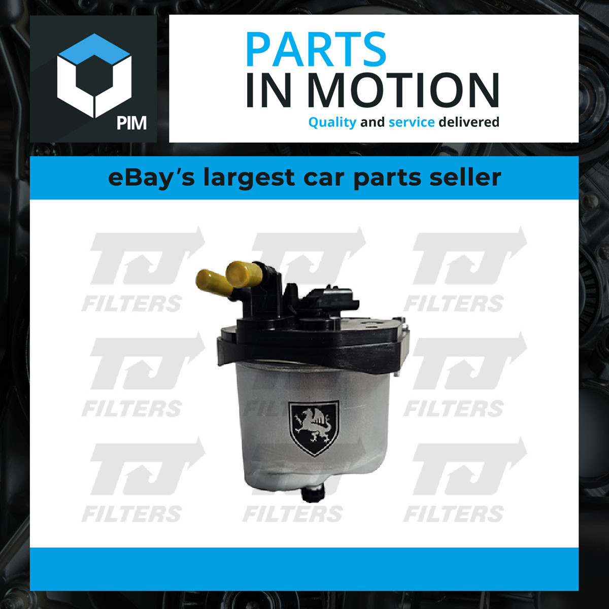Housing, fuel filter QFF0400BH TJ Filters 1677518 1780195 AV6Q9155AA AV6Q9D410AA