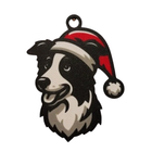2 Pcs Cute Black Puppy Christmas Ornaments – Fun Plastic Tree Decor for Xmas