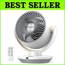 Ultra-Quiet 11-Inch Remote Fan with Adjustable Tilt - Modern Air Circulation