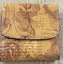 PATRICIA NASH ASTRA ITALIA SKETCHBOOK  MULTI COLOR WALLET P1663552X NWT