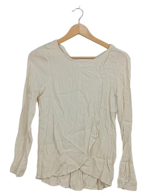 Mango Suit T-shirt Manches Longues Femme Beige Basic Viscose (EU 36, INT S) - Photo 1/2