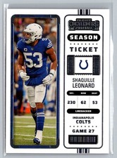 2022 Panini Contenders #46 Shaquille Leonard