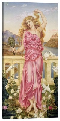 Leinwandbild Helena von Troja - Evelyn De Morgan