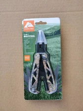 Ozark Trail 12-In-1 Multi-Tool + Sheath (Silver, Screwdriver, Knife, Plier, Saw)