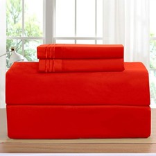 Elegant Comfort Luxurious Bed Sheets Set On Retailer 1500 Premier Wrinklefade An