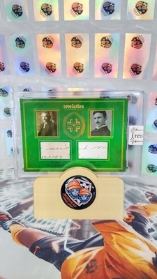 Albert Einstein - Nikola Tesla 4/5 !!  Dual Relic Green 2025 Eternal Revelation