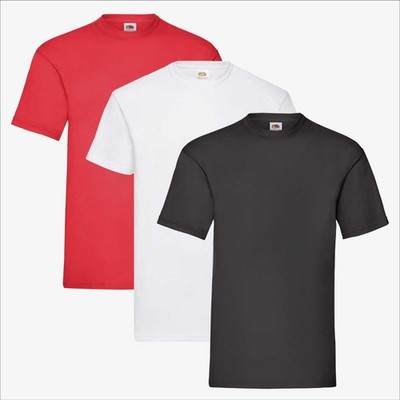 Fruit of the Loom Valueweight T-Shirt 3er Pack | Herren Sport Essentials Uni