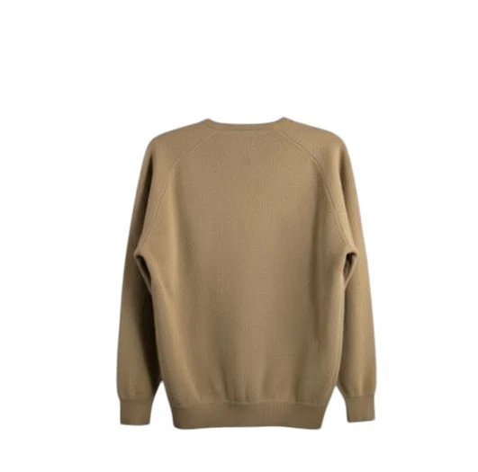 Suéter de Colección Pringle of Scotland 100% Lana de Cordero Tostado Cuello en V Talla 42 = XL Foto 3 de 4