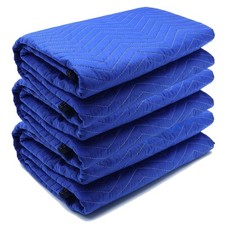 3 Pack Moving Blankets 40x72in Heavy Duty Padded Packing Blankets for Moving ...