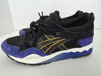 ASICS Gel Lyte 5 Womens Black Purple Suede Running Shoes 8.5 Appear Never Worn.