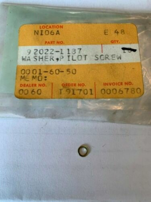 #ad Kawasaki WASHER PILOT SCREW KLT KLF KLR BN OEM 92022 1187 QTY 5 $19.99