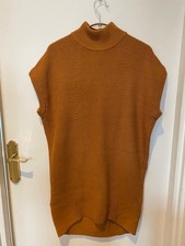 ANTHROPOLOGIE SHORT-SLEEVE MOCK-NECK MINI JUMPER DRESS