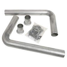 Summit Racing 670180 Exhaust Downpipes Mild Steel Aluminized 2.5in Dia For Sum-g