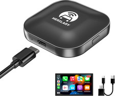 Herilay Wireless Apple CarPlay Adapter - Convert Wired to Wireless CarPlay  Plu