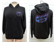 WU TANG Flame Logo Cozy Pullover Fleece Hoodie Sweatshirt