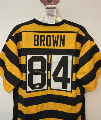 激レア ❣️ 直筆サイン✨#AK69 #yellowbacks SSS席グッズ✨ Pittsburgh Steelers Antonio Brown 84 Bumblebee Autographed JSA