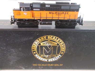 SCALE TRAINS SXT70061 MUSEUM QUALITY EMD SDL39 MILWAUKEE ROAD W DCC SOUND~HO SCA