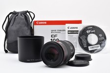 Almost Unused in Box Canon EF 100mm f/2.8 L Macro IS USM Close Up Lens JAPAN