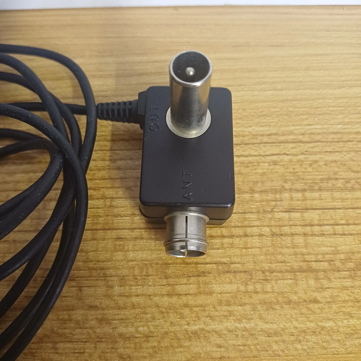 Adaptador RFU RF Sony PlayStation 1 SCPH-1062 negro conector de consola con cable