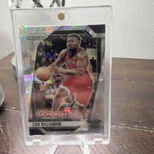 2024-25 Panini Prizm Monopoly - Zion Williamson #61 White Cracked Ice