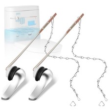 2 Pack Toilet Handle Replacement Kit, Universal Front Mount Toilet Flush Lever