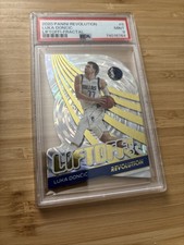 Luka Doncic Panini-Revolution Basketball Liftoff fractal #8 Mavericks NBA Psa 9