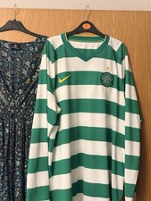 Nike Celtic Fc Long Sleeve Home Jersey Size Xxl
