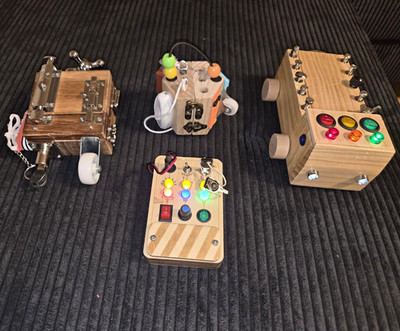 Montessori Elektronischen Rätsel Holzspielzeug