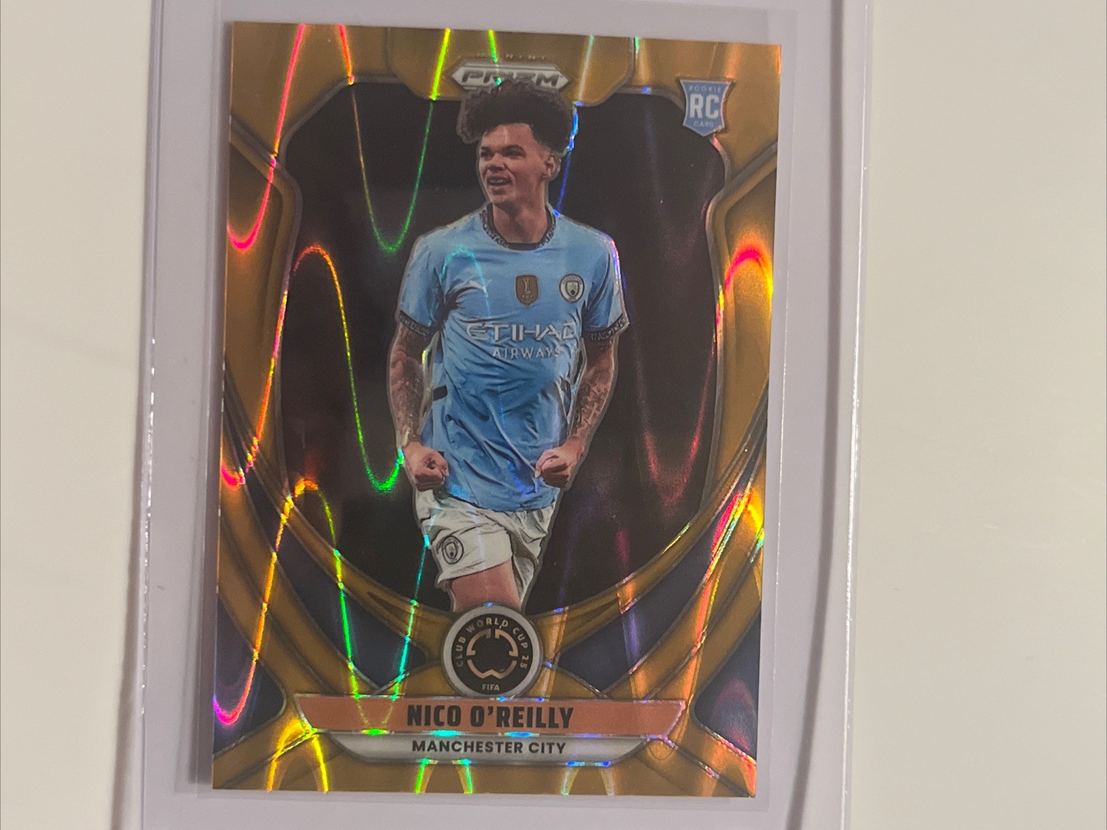 2025 Prizm FIFA Nico O’Reilly RC Gold /10 #134 04/10 Man City 🔥🔥🔥 view 1