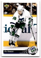 1992-93 Upper Deck Pat Verbeek Hartford Whalers #204