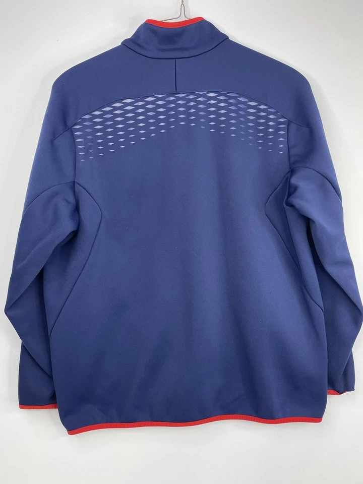 Adidas Club Deportivo Chivas EE. UU. Chaqueta Bordada Forrada de Vellón Para Hombre’s XL Azul Foto 2 de 4