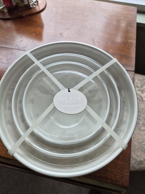 Rae Dunn 3 Piece Bowl Set With Covers