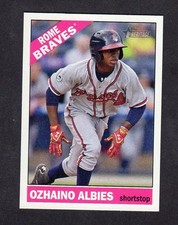 2015 HERITAGE MINORS #4 Ozhaino Ozzie Albies  ROOKIE  ATLANTA BRAVES  NM-MT   I
