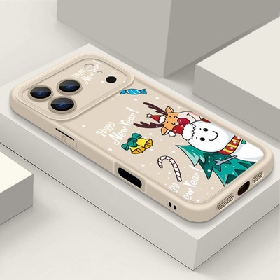 Handyhülle Für iPhone 17 Pro Max Air 16 15 14 13 12 Weihnachten Santa Slim Cover