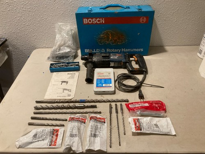 #ad #ad Bosch Hammer Drill Bulldog 11212VSR W Drill Bits amp; Case Used $84.99