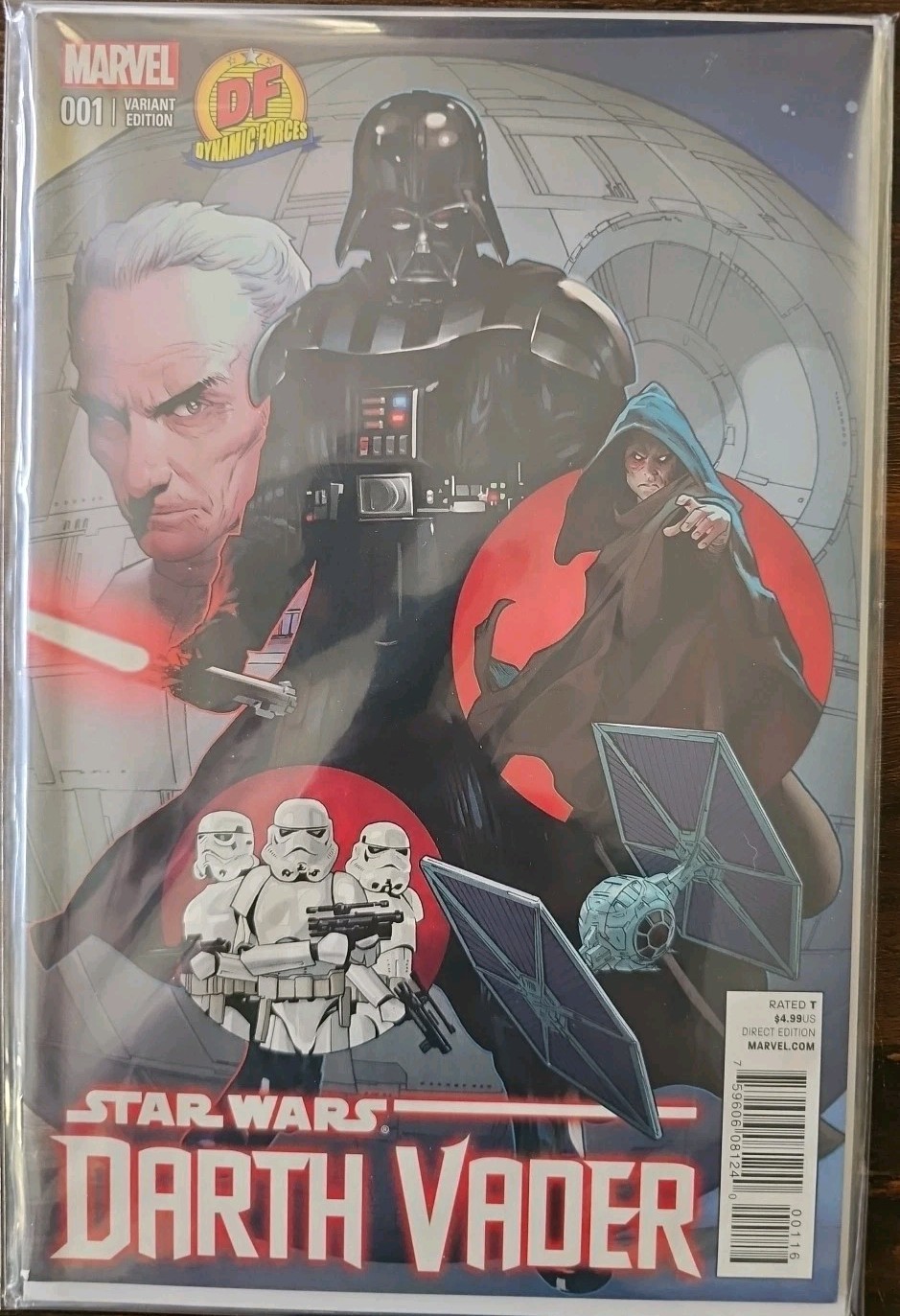 Darth Vader #1 (2015) Dynamic Forces Variant - 1st Black Krrsantan Sealed w/COA