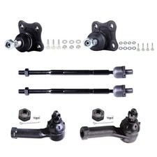 6x Front Tie Rod Ends Ball Joints For 1998-2010 Volkswagen Beetle Golf Jetta