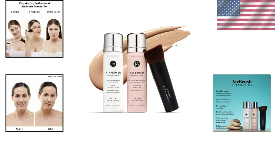 Lightweight Mineral Foundation Set - Smooth Finish - Image 2 of 4
