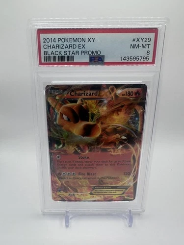 2014 POKEMON XY BLACK STAR PROMO #XY29 CHARIZARD EX PSA 8