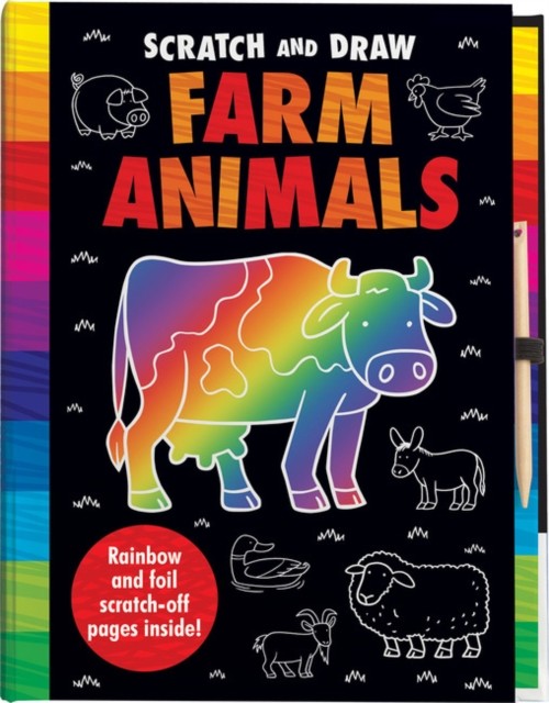 Scratch and Draw Farm Animals - Scratch Art Activity Book by Arthur Over