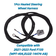 1Pcs Heated Steering Wheel Harness For 2021-23 Ford F150(WPT-404,EU2Z-14474-AB)