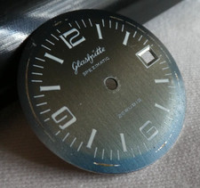 Original GDR German Democratic Republic Men's Watch Dial Glash�tte GUB Spezimatic 26 Rubies Date