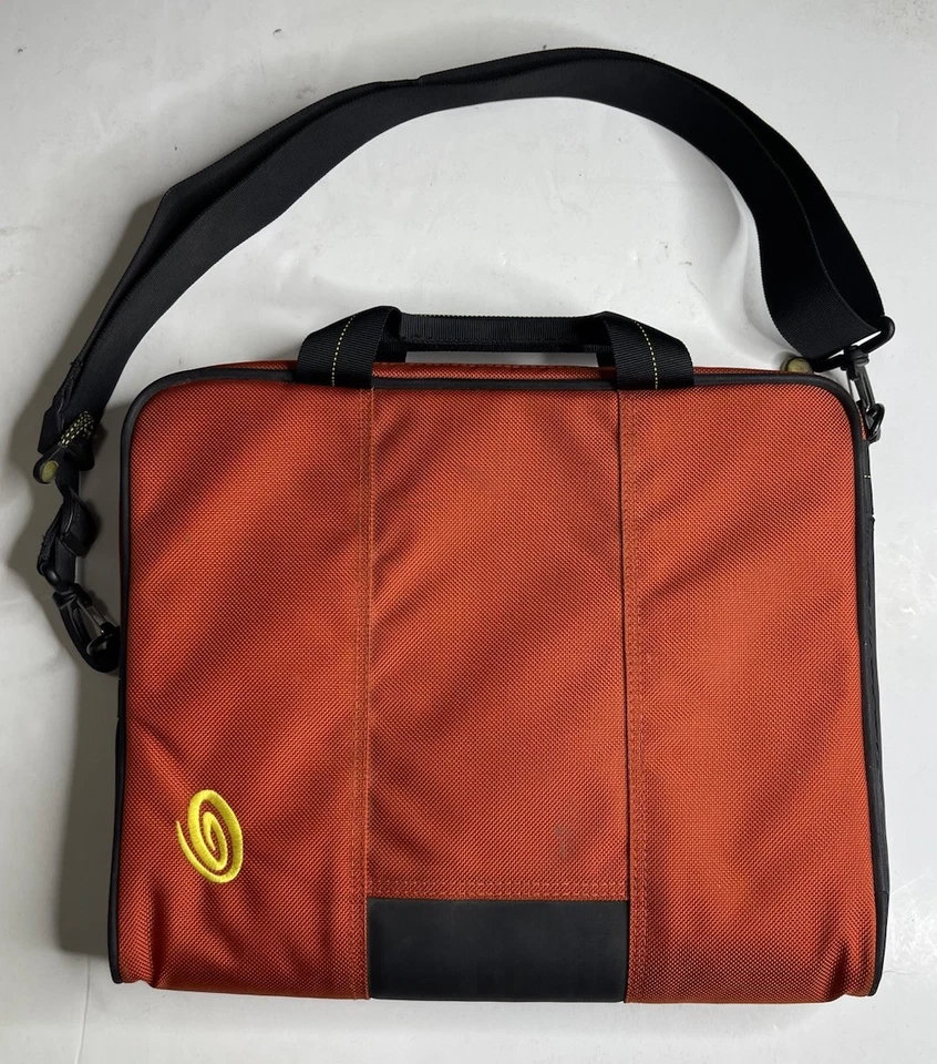 TIMBUK2 Bolso con Agarre Mediano Naranja Negro Viaje Escolar Acolchado Funda para Laptop Foto 2 de 4
