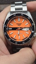 Seiko 5 Sports SRPK11K1 Men's Automatic Watch Orange Special Edition