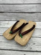 Geta Japanese Wooden Sandals Shoes Flip Flop small Japanese Geta Vintage 1960 s
