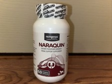 Naraquin Cat Dog Dietary Phosphate Binder Renal Support Supplement 60 Capsules