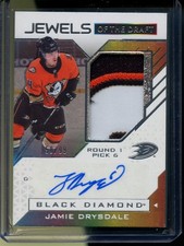 2021-22 Upper Deck Black Diamond #JD-JD Jamie Drysdale Jewels of the Draft #/99