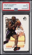 1999 SP AUTHENTIC #71 CHRIS WEBBER PSA 10